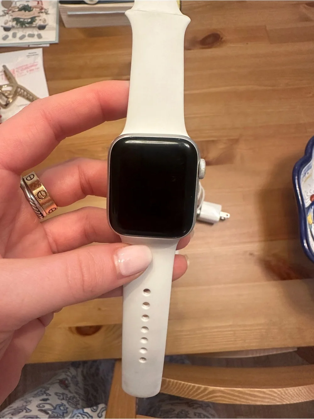 Apple watch shown